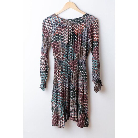 Anthropologie Maeve Women's Size S Multicolor Boho Dress Slip Swing - Picture 6 of 9